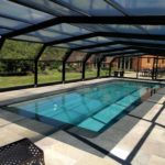 Outdoor Swimming Pool With Enclosure